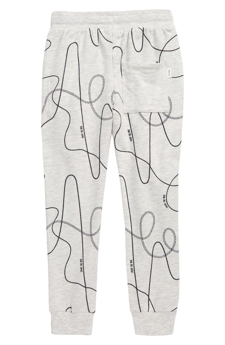 MILES THE LABEL miles baby Roller Coaster Print Joggers, Alternate, color, 