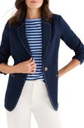 NIC+ZOE Topstitch Detail Stretch Blazer
