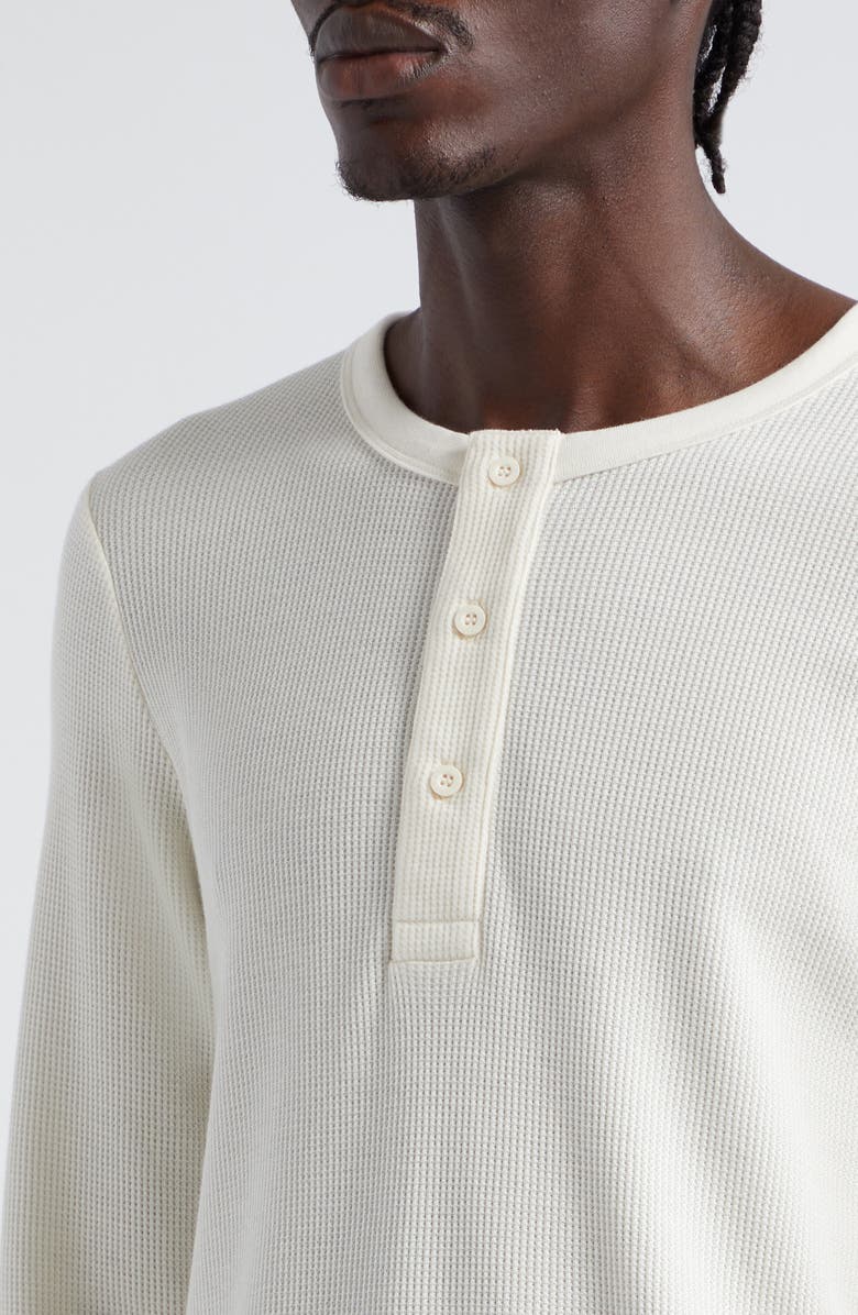 Sunspel Waffle Cotton Henley, Alternate, color,
