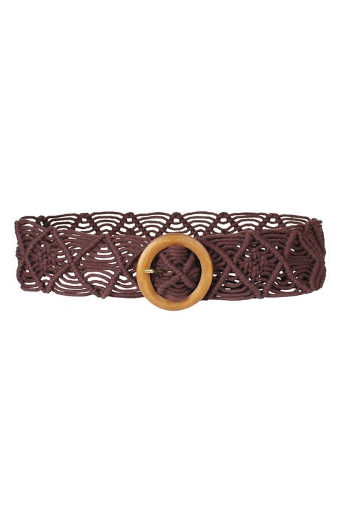 Macrame Braided Belt