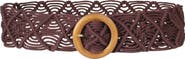 Linea Pelle Macrame Braided Belt