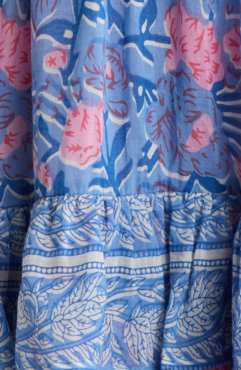 ALICIA BELL Olivia Ruffle Cotton & Silk Cover-Up Sundress, Alternate, color,