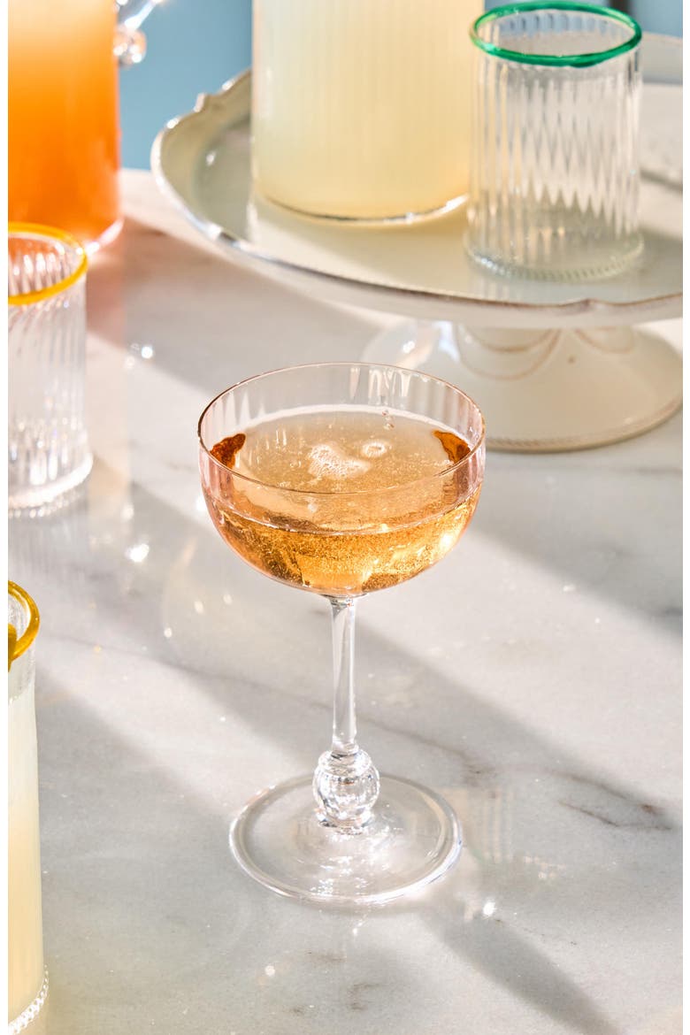 Nell Coupé Glass, Alternate, color, CLEAR