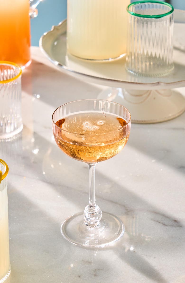 Juliska Nell Coupé Glass, Alternate, color, Clear