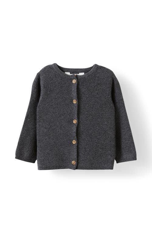 Cotton On Kids Organic Knit Cardigan In Gray