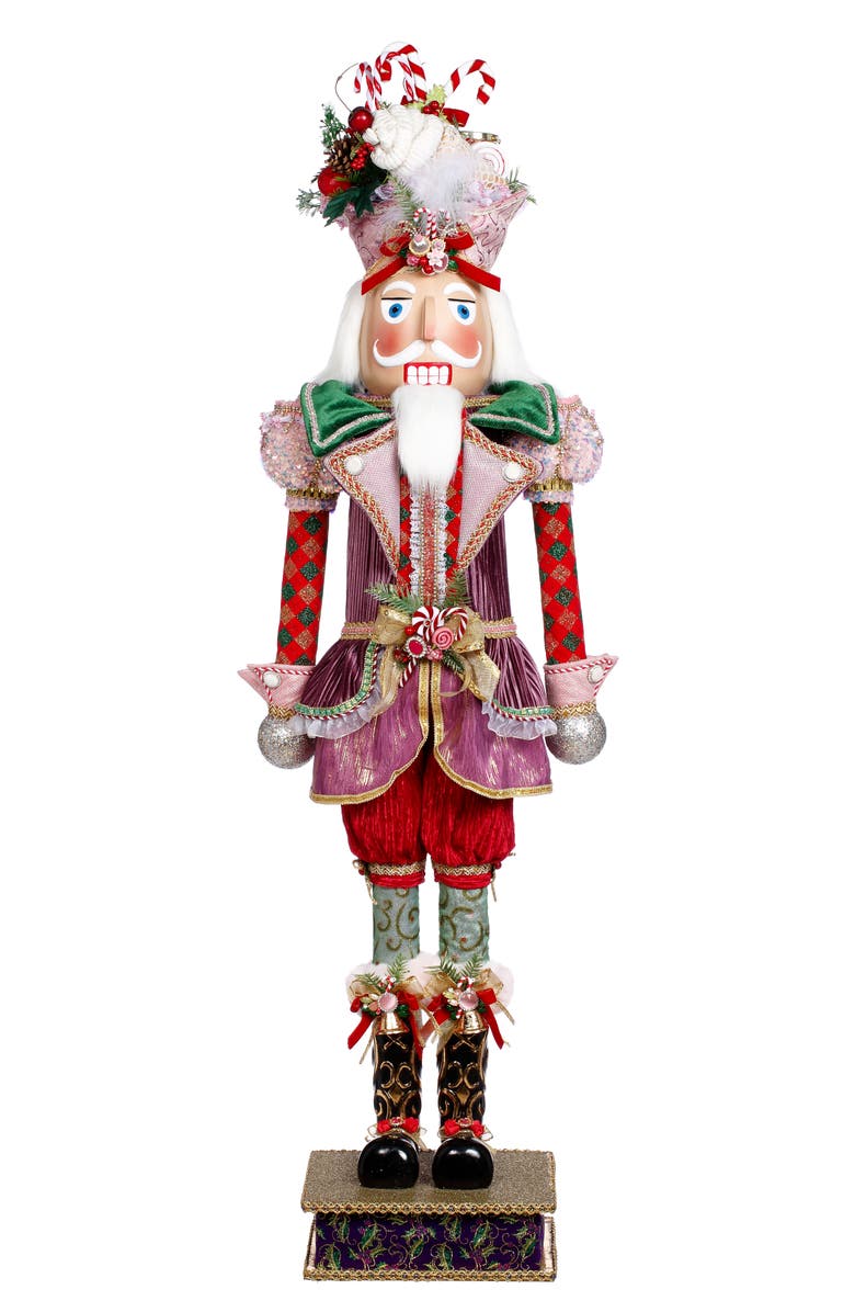 Mark Roberts Sweet Treat Nutcracker, Large, Main, color, Red