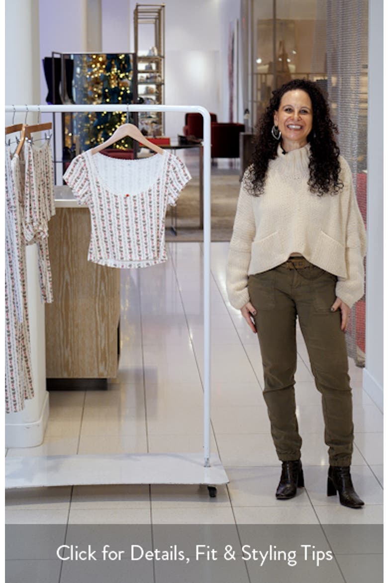 Print Short Sleeve Pajama Top video