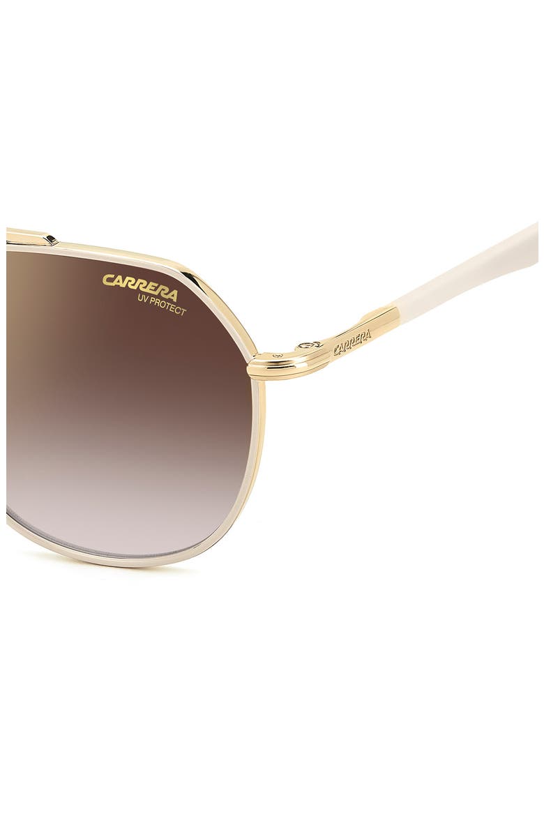 Gender Inclusive Carrera 303/S 53mm Gradient Square Aviator Sunglasses, Alternate, color, 0VVP-YK