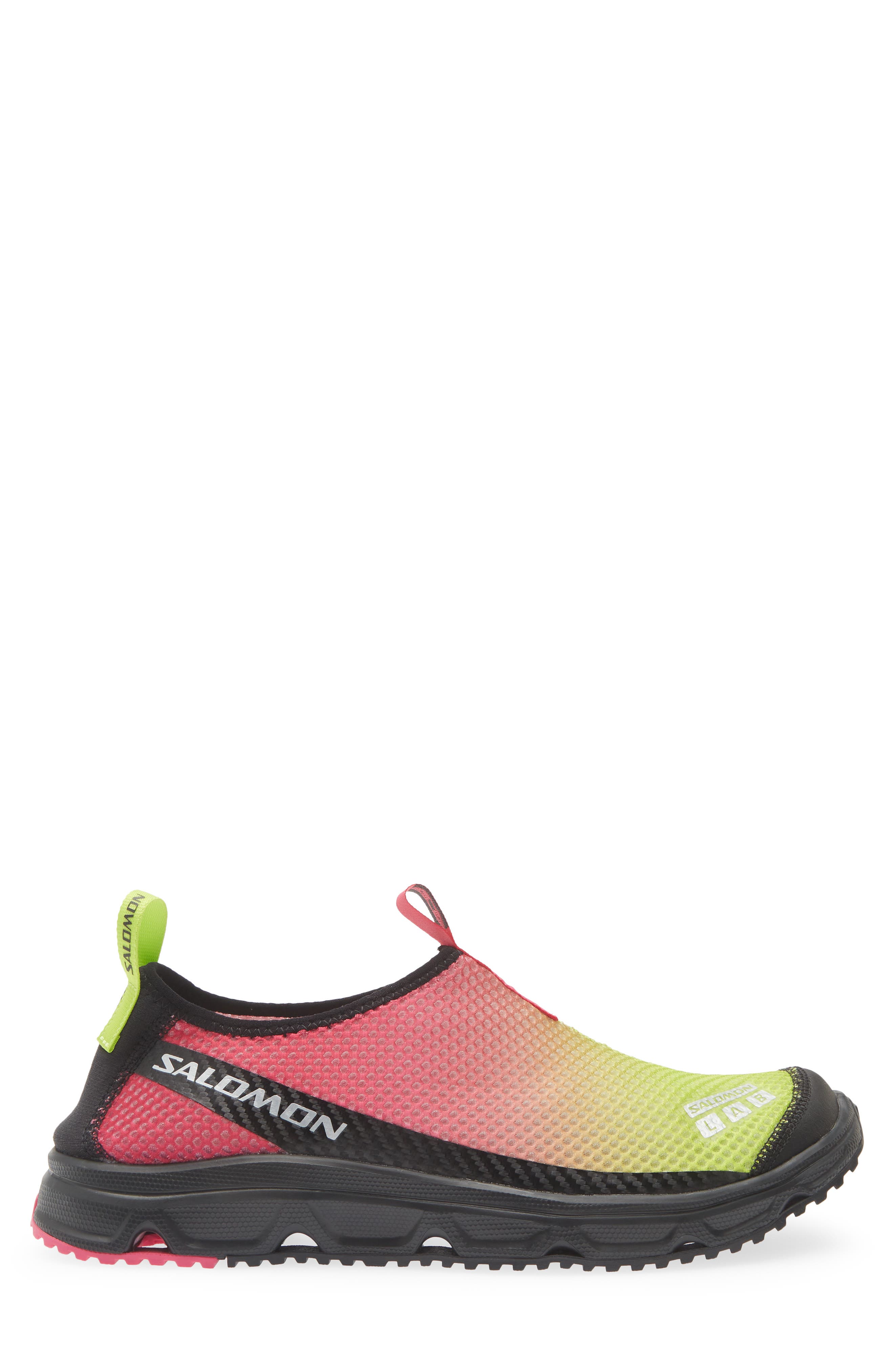 Salomon Gender Inclusive RX Moc 3.0 Slip-On Sneaker, Alternate, color, Pink Yarrow/ Acid Lime