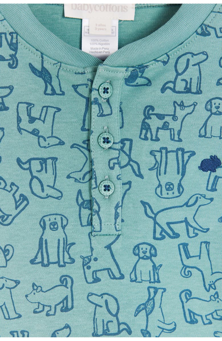 Babycottons Felix Snug Long Pajamas for Infant, Alternate, color, Green