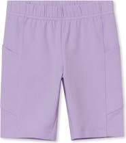 Lands' End Girls Tough Cotton Bike Short with Pockets