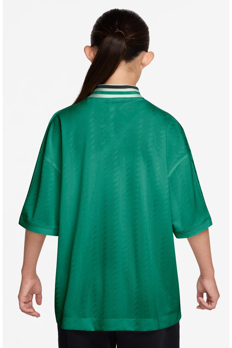 Kids' Short Sleeve Jersey Top, Alternate, color, 365 MALACHITE/BARELY GREEN