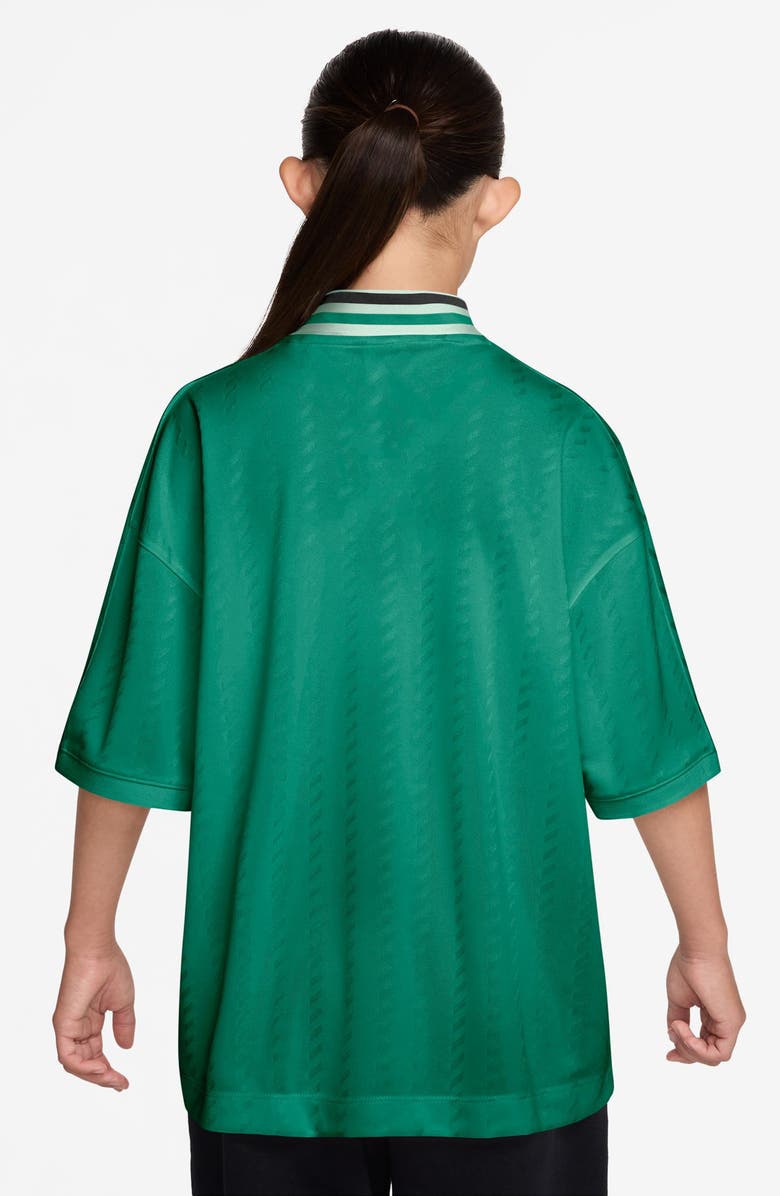 Nike Kids' Short Sleeve Jersey Top, Alternate, color, 365 Malachite/Barely Green