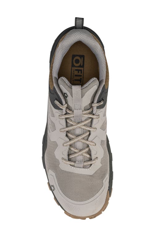 Oboz Katabatic Low Hiking Sneaker In Drizzle