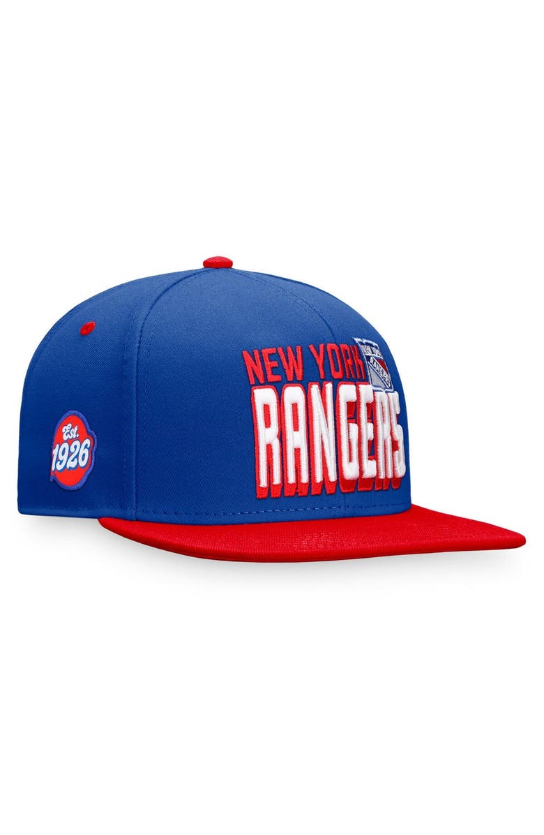FANATICS Men's Fanatics Branded Blue/Red New York Rangers Heritage ...