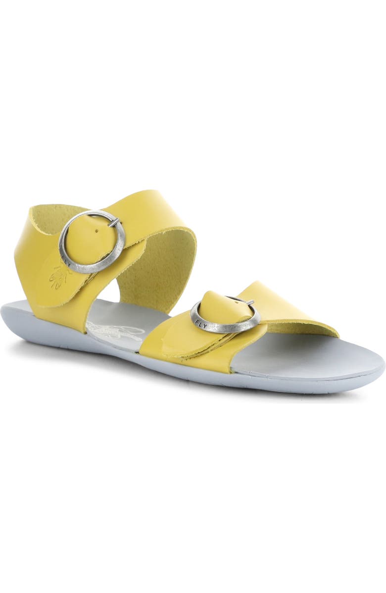 Fly London Masa Sandal, Main, color, Mustard Bridle