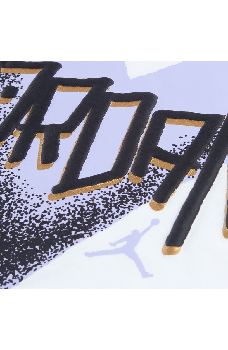 Jordan Kids' Heart Sketch Graphic Cotton Blend T-Shirt, Alternate, color, White