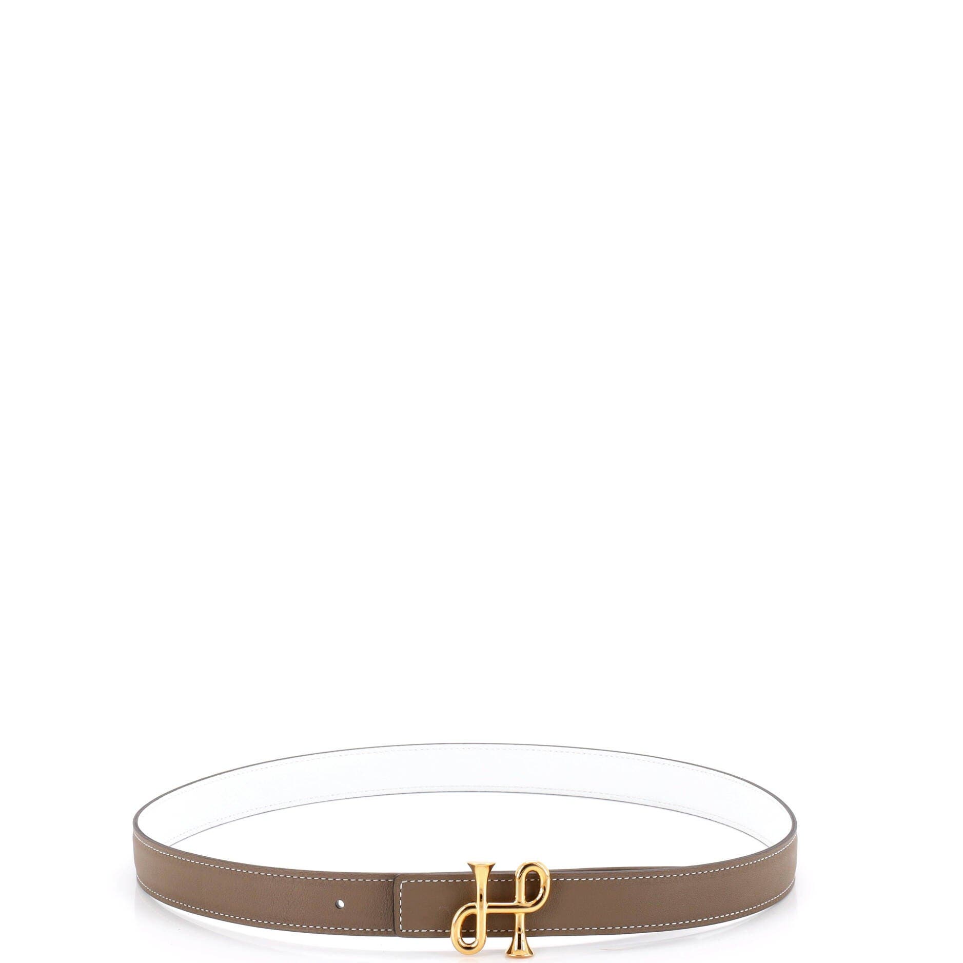 Cor Baroque Reversible Belt Leather Thin, Alternate, color, White