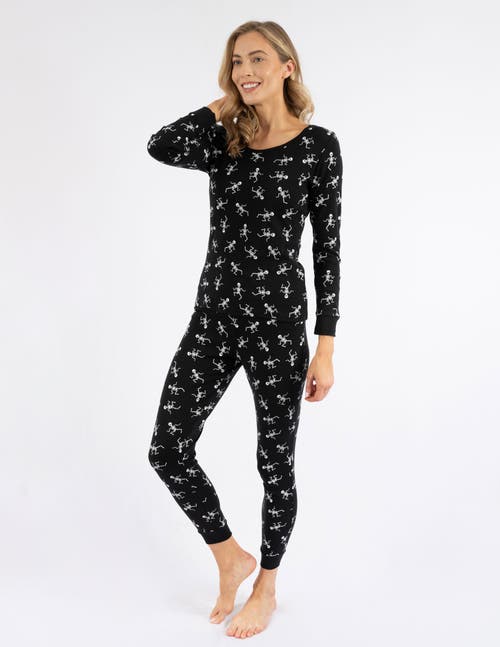 Leveret Cotton Matching Family Halloween Pajamas In Black