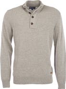 Barbour Patch Wool Quarter Zip Pullover