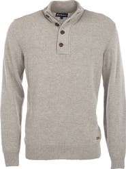 Barbour Patch Wool Quarter Zip Pullover