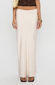 Princess Polly Haley Satin Maxi Skirt
