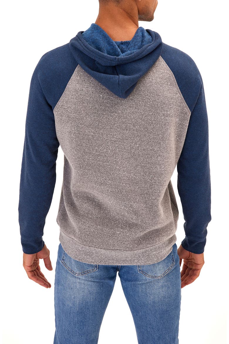 Baseline Hoodie, Alternate, color, HEATHER GREY / MIDNIGHT