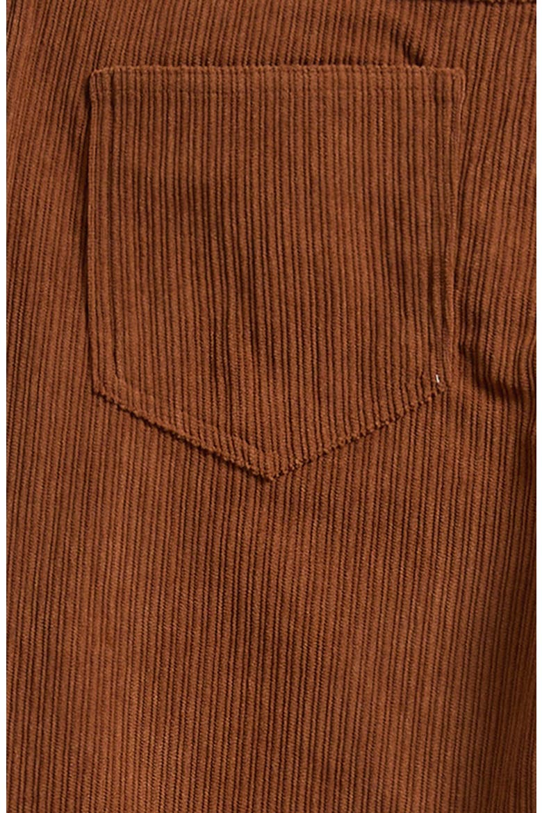 Kids' Wide Leg Corduroy Pants, Alternate, color, BROWN