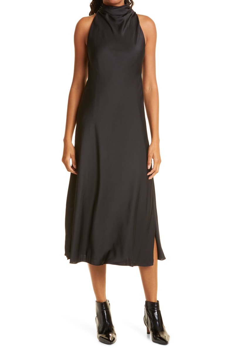Ted Baker London Joiya Cowl Neck Sleeveless Satin Dress, Main, color,