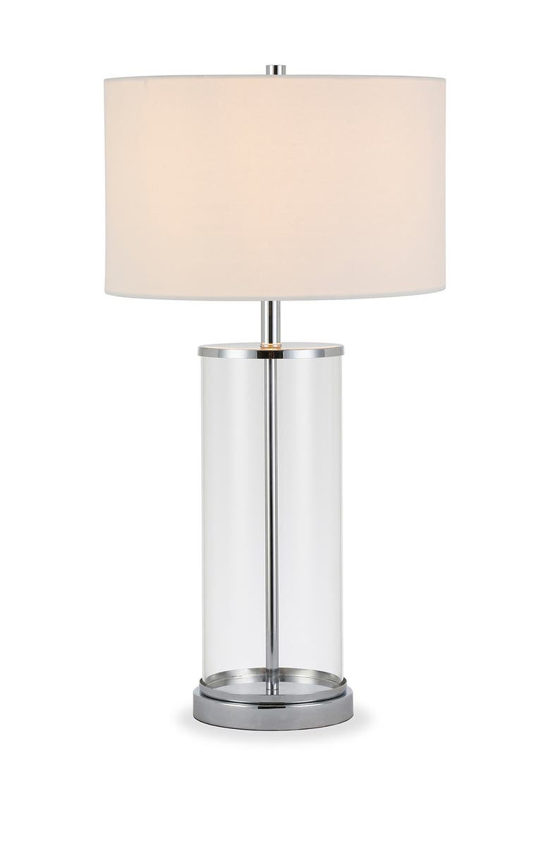 ADDISON AND LANE Rowan Table Lamp     Glass/Nickel, Alternate, color, 