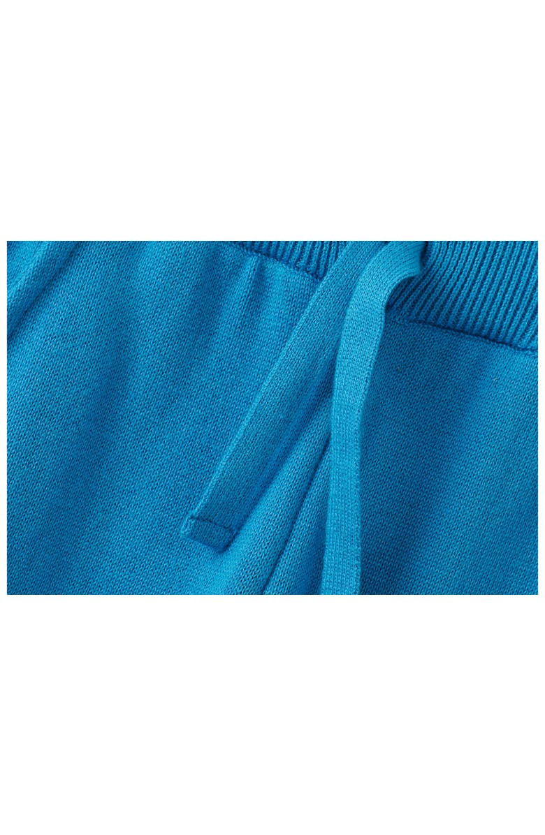 Vild House of Little Organic Knit Wide Leg Trousers, Alternate, color, Archipelago Blue