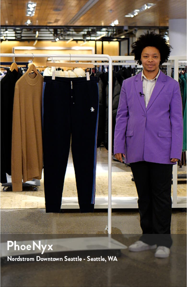 Side Stripe Fleece Joggers, sales video thumbnail