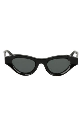 Cult Gaia X Thierry Lasry Jaya 49mm Cat Eye Sunglasses In Black