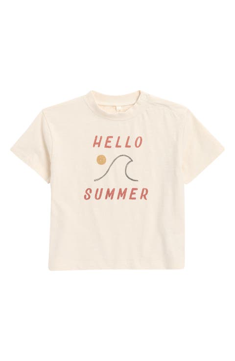 Kids' Hello Summer Graphic T-Shirt (Baby & Toddler)