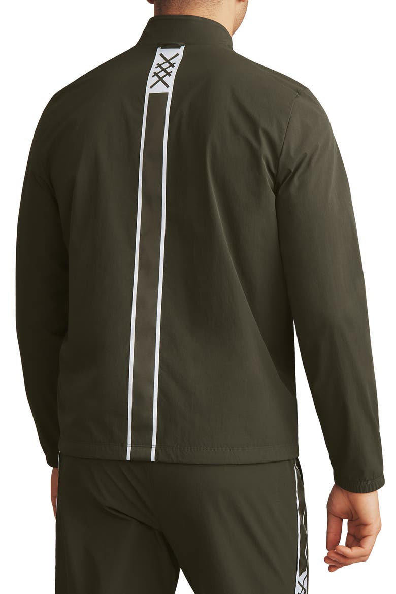 Coaches Jacket, Alternate, color, DARK MOSS