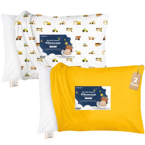 2-Pack Printed Toddler Pillowcase 13X18"