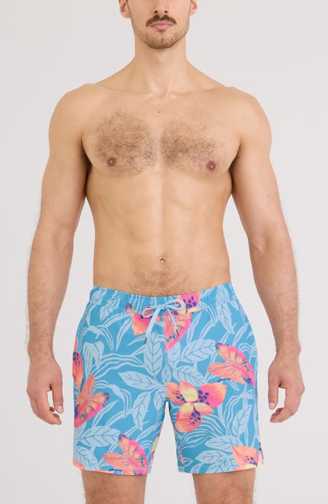 Oh Buoy 2N1 7-Inch Volley Swim Trunks