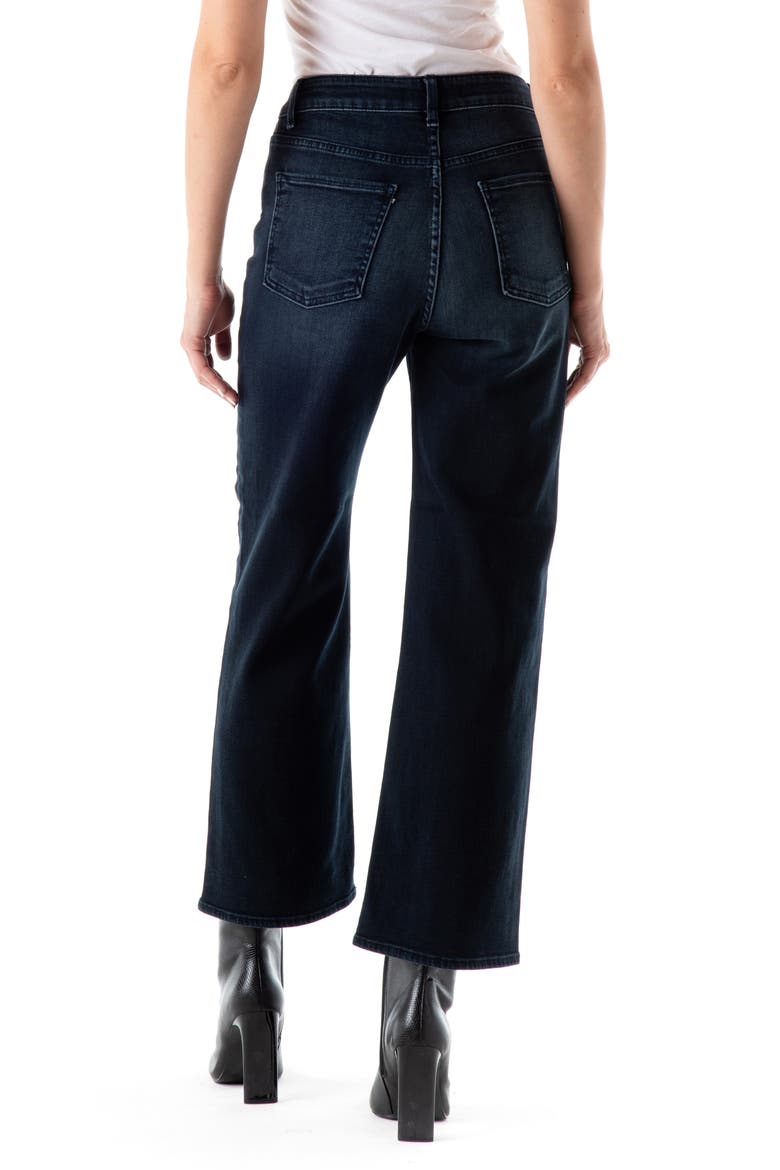 Fidelity Malibu High Waist Crop Wide Leg Jeans, Alternate, color, SUNSET