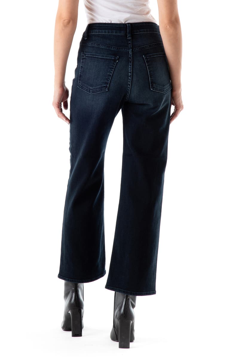 Fidelity Denim Fidelity Malibu High Waist Crop Wide Leg Jeans, Alternate, color, 