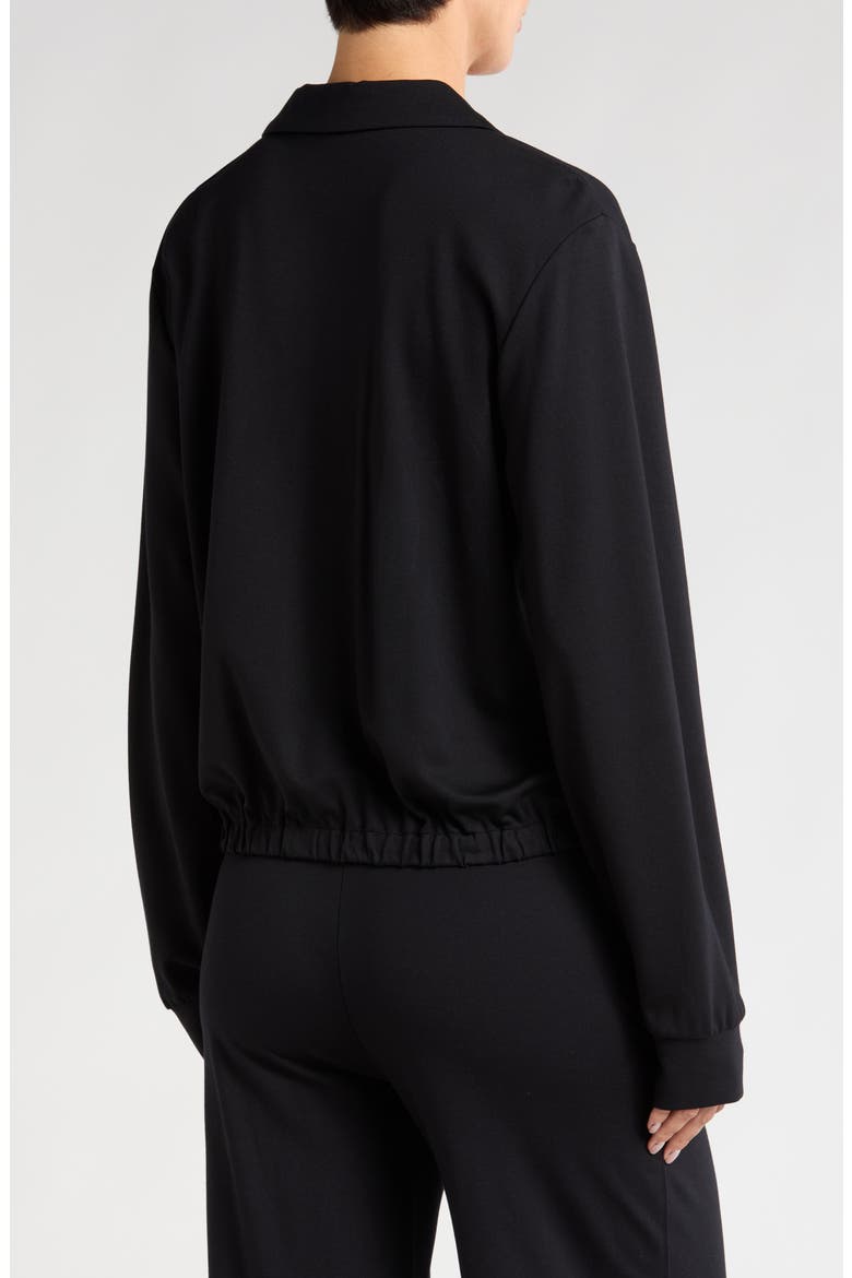 Spa Day Ponte Polo, Alternate, color, BLACK