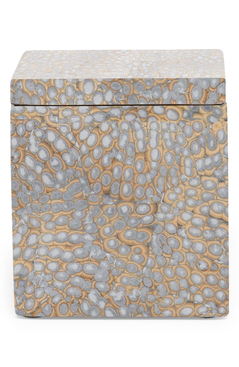 PIGEON AND POODLE Callas Square Canister, Main, color, Silver