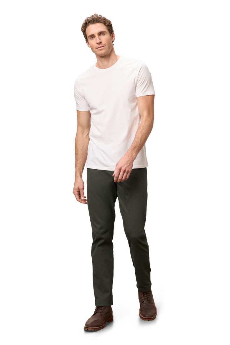 Organic Cotton Stretch Twill 5-Pocket Pant, Main, color, Oak