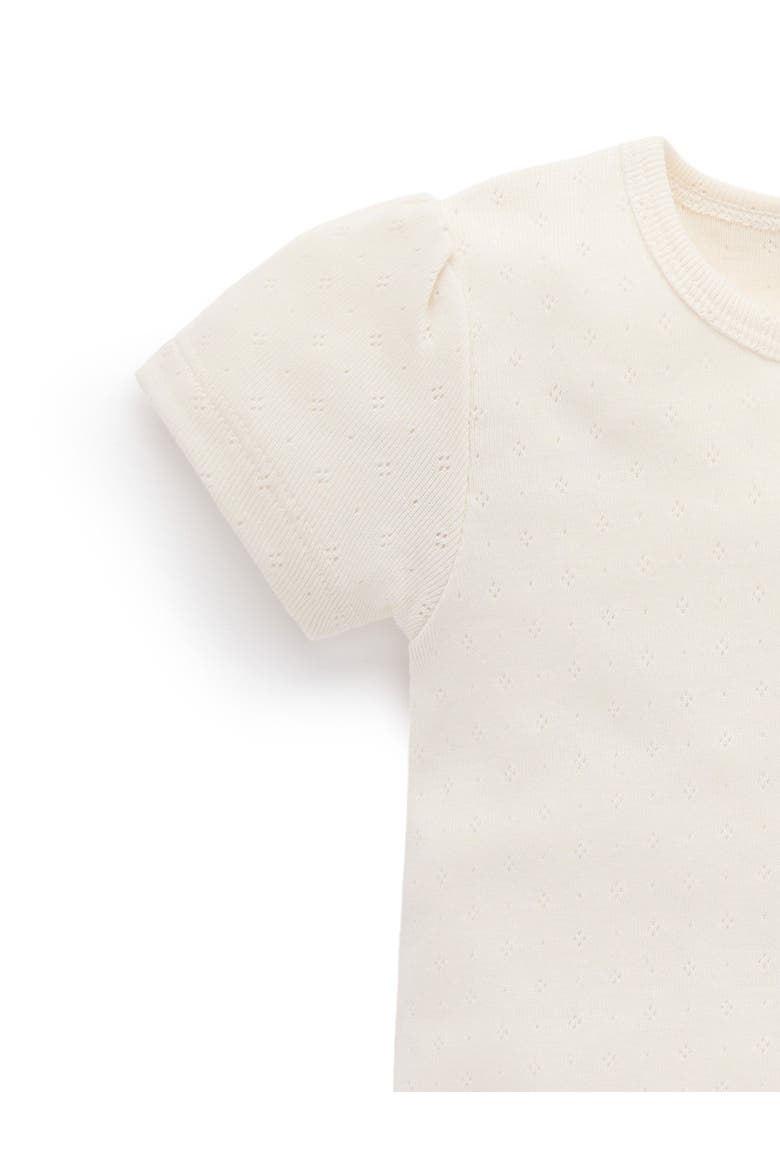 Embroidered Pinnie & Tee Set, Alternate, color, Faded Denim