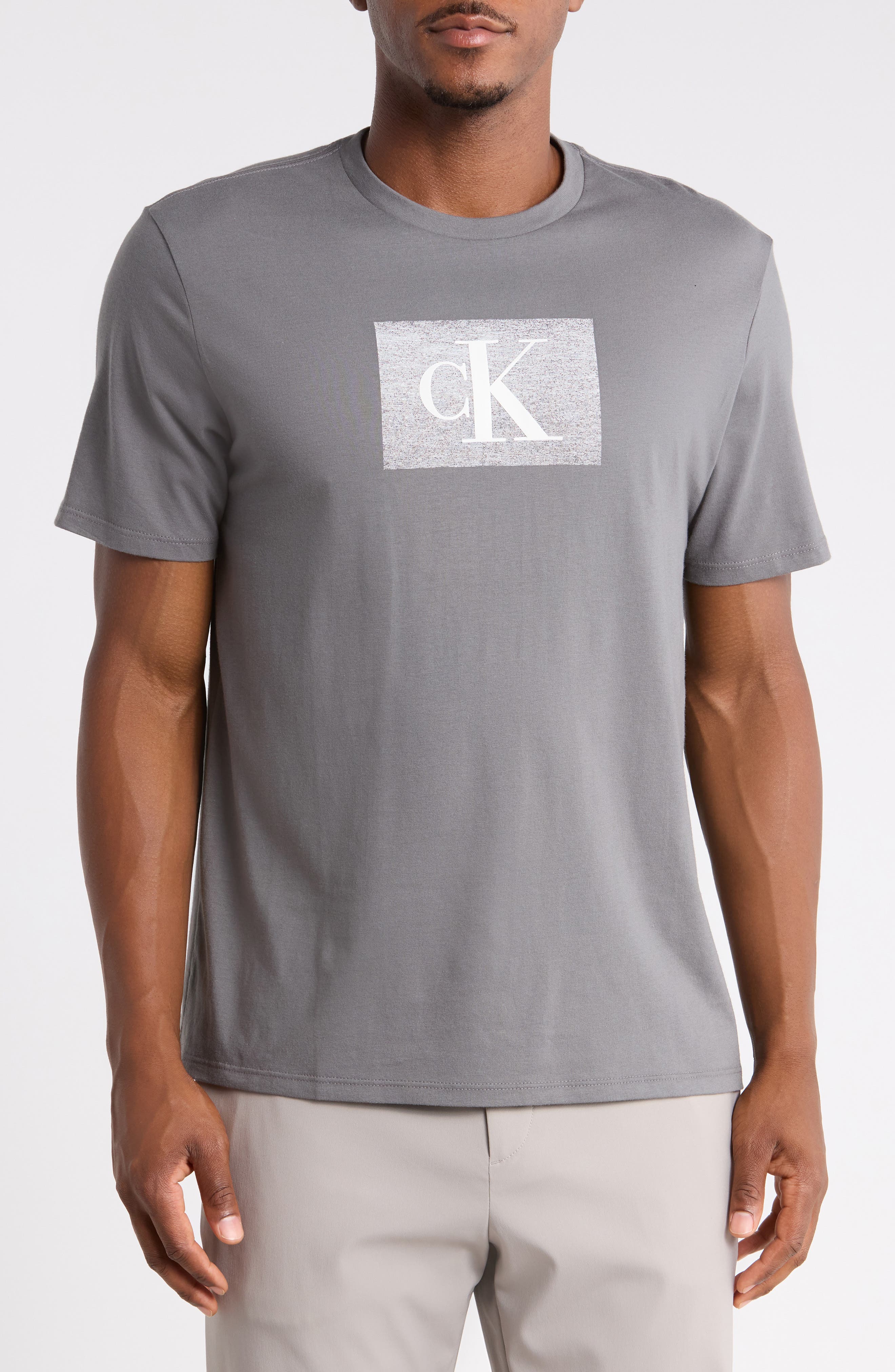 Box Puff Logo Cotton Graphic T-Shirt