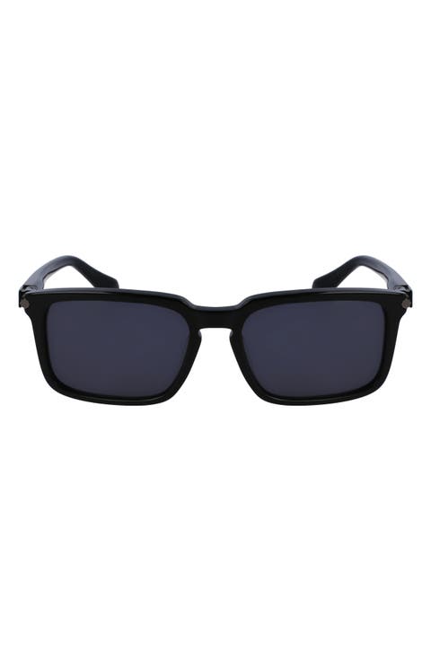 Gancini Evolution 56mm Rectangular Sunglasses