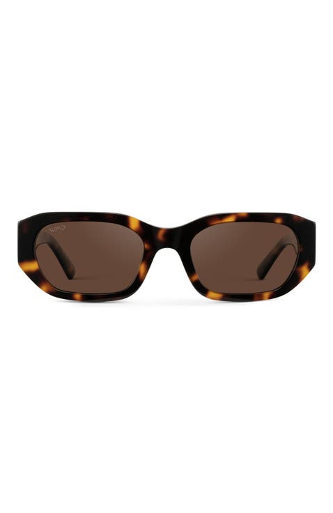 London - 54mm Rectangular Polarized Sunglasses