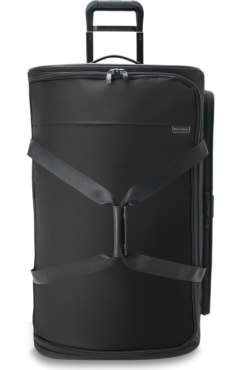 Briggs & Riley Baseline Large Two-Wheel Duffle Bag, Main, color, Black