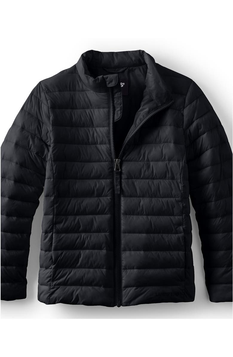 Lands' End Kids Insulated Down Alternative ThermoPlume Jacket, Main, color, Black
