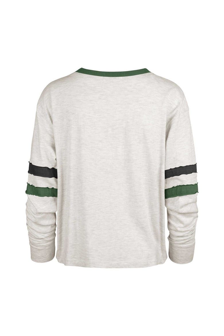 Women's '47 Oatmeal Michigan State Spartans Vault All Class Lena Long Sleeve T-Shirt, Alternate, color, Oatmeal