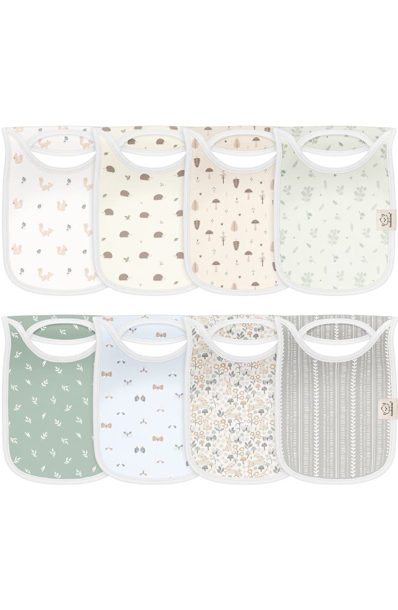 KeaBabies 8-Pack Hallo Drool Bibs, Main, color, Prairie